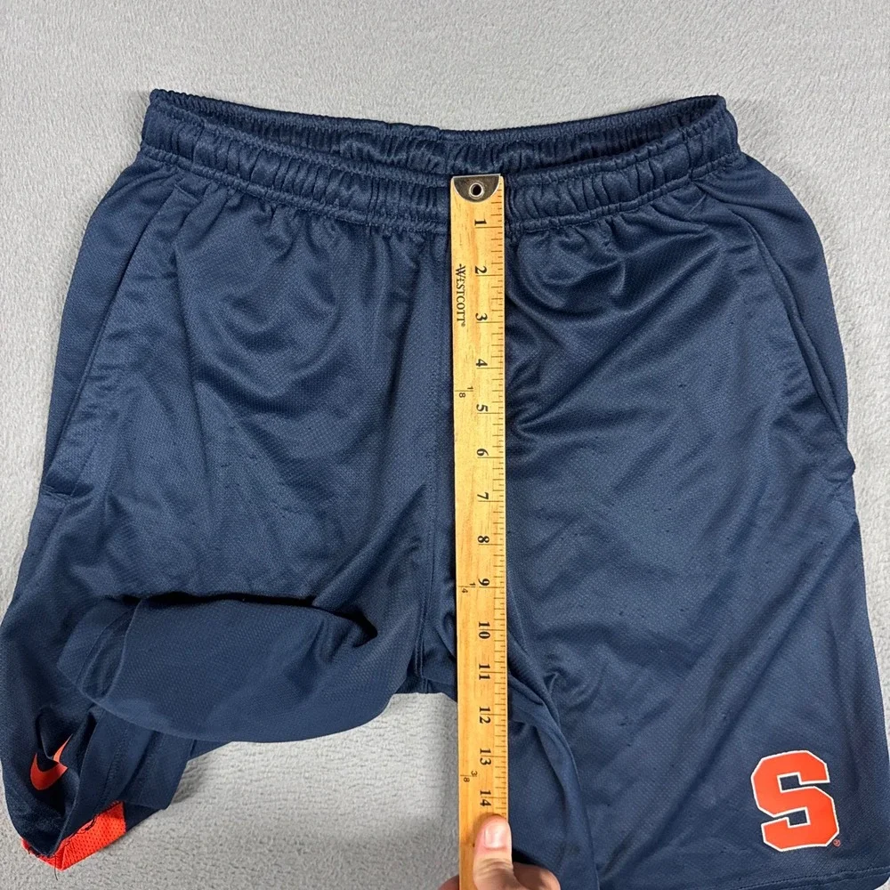 Nike Shorts Mens Small Navy Blue Syracuse Orange Dri-FIT Athletic Basketball